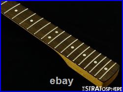 Fender Standard Stratocaster Strat, NECK, Modern C Parts, Indian Laurel