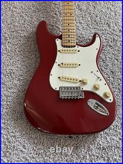 Fender Standard Stratocaster Vintage 1996 MIM Candy Apple Red Maple Neck Guitar
