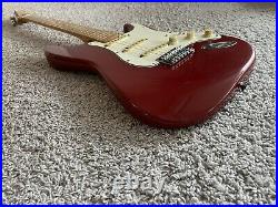 Fender Standard Stratocaster Vintage 1996 MIM Candy Apple Red Maple Neck Guitar