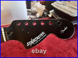 Fender Starcaster Stratocaster Rosewood Neck withBlack Headstock