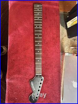 Fender Starcaster Stratocaster Rosewood Neck withBlack Headstock