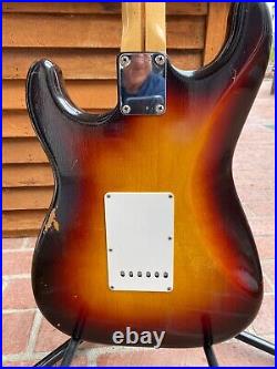 Fender Stratocaster 1958 3-Tone Sunburst Maple Neck/Fretboard. Pre CBS-Vintage
