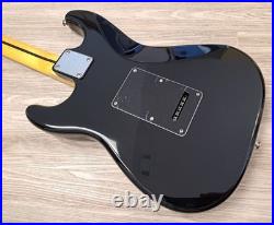 Fender Stratocaster Black Guitar with Gilmour MOD SSS Maple Neck with Gigbag