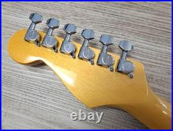 Fender Stratocaster Black Guitar with Gilmour MOD SSS Maple Neck with Gigbag