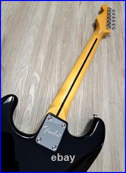 Fender Stratocaster Black Guitar with Gilmour MOD SSS Maple Neck with Gigbag