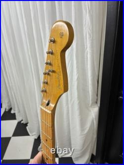 Fender Stratocaster Blue Electric Guitar 6 String Maple Fretboard with Strap 2003