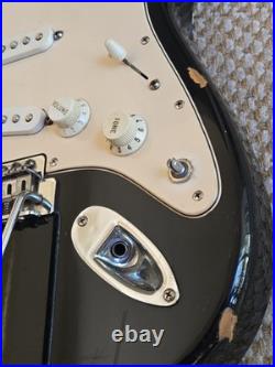 Fender Stratocaster Electric Guitar Black Maple Neck MIM MZ3 Serial