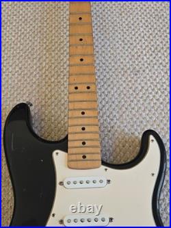 Fender Stratocaster Electric Guitar Black Maple Neck MIM MZ3 Serial