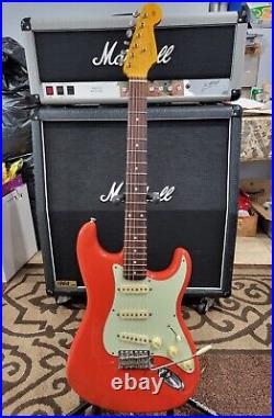 Fender Stratocaster Fiesta red Body with WD Music vintage style neck