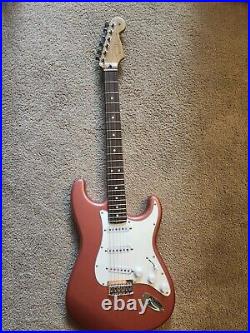 Fender Stratocaster Hardtail Burgundy Mist With Roasted Maple Rosewood Neck