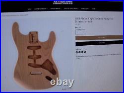 Fender Stratocaster LENNY BODY SBO Alder 4 pounds highly profiled SRV