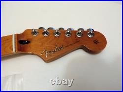 Fender Stratocaster Neck Roasted Maple With Tuners & String Tree New Guitar Neck