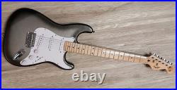 Fender Stratocaster Silver Guitar with Gilmour MOD Strat SSS LTD Maple Neck BLEM
