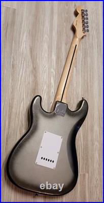 Fender Stratocaster Silver Guitar with Gilmour MOD Strat SSS LTD Maple Neck BLEM