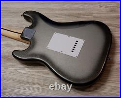 Fender Stratocaster Silver Guitar with Gilmour MOD Strat SSS LTD Maple Neck BLEM