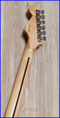 Fender Stratocaster Silver Guitar with Gilmour MOD Strat SSS LTD Maple Neck BLEM