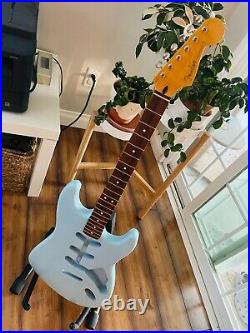 Fender Stratocaster body and neck husk sonic blue