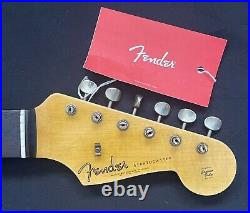 Fender USA Custom Shop 1961 Relic Stratocaster Neck & Tuners Strat Rosewood 61