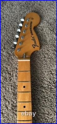 Fender Vintera II 70s RI Stratocaster Strat NECK + TUNERS, 1970s U Maple