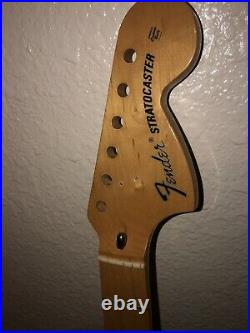 Fender stratocaster maple guitar neck