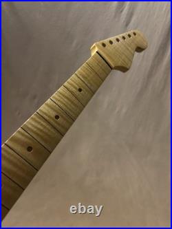 Ferocious Flame Maple Strat Guitar Neck Fits Fender & Warmoth