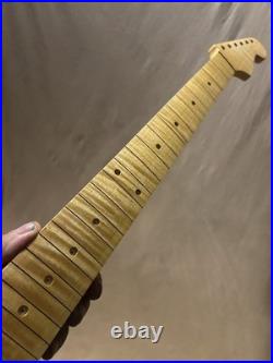 Ferocious Flame Maple Strat Guitar Neck Fits Fender & Warmoth