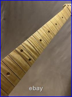Ferocious Flame Maple Strat Guitar Neck Fits Fender & Warmoth