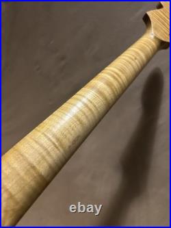 Ferocious Flame Maple Strat Guitar Neck Fits Fender & Warmoth
