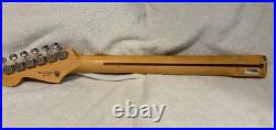 Genuine 75th Anniversary Fender Strat Neck Player Series Maple 22 Fret! 9.5