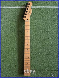 Genuine Fender Parts Telecaster Neck. 12 Flat Oval Roasted Maple. Excellent
