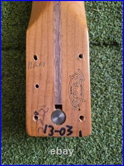 Genuine Fender Parts Telecaster Neck. 12 Flat Oval Roasted Maple. Excellent