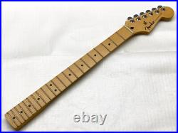 Genuine Fender STANDARD Strat Neck 21 Med Jumbo Frets 9.5 Modern C Maple