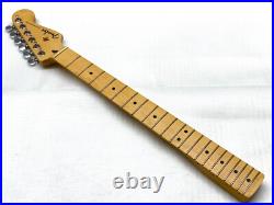 Genuine Fender STANDARD Strat Neck 21 Med Jumbo Frets 9.5 Modern C Maple