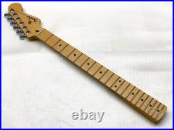 Genuine Fender STANDARD Strat Neck 21 Med Jumbo Frets 9.5 Modern C Maple