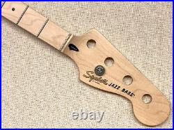 Genuine Fender Squier Jazz J BASS NECK Maple / Maple Electric Bass Guitar Neck