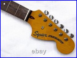 Genuine Fender Squier Strat 70's Style LARGE HEADSTOCK TINTED Classic Vibe Neck Genuine Fender Squier Strat 70's Style LARGE HEADSTOCK TINTED Classic Vibe Neck