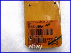 Genuine Fender Squier Strat 70's Style LARGE HEADSTOCK TINTED Classic Vibe Neck