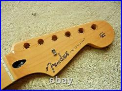 Genuine Fender Stratocaster Strat Neck Maple Fingerboard 2019 22 Frets Great