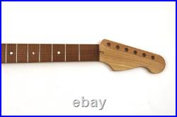 Guitar Neck 3a Roast Curly Maple on Cherry- S Style Fits Fender Stratocaster