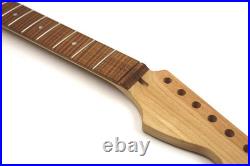 Guitar Neck 3a Roast Curly Maple on Cherry- S Style Fits Fender Stratocaster