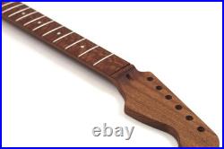 Guitar Neck Leopardwood on Sapele 24.75 Conv S Style Fits Fender Strat