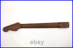 Guitar Neck Leopardwood on Sapele 24.75 Conv S Style Fits Fender Strat