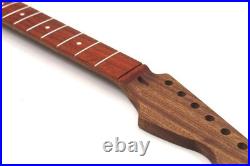 Guitar Neck Padouk on Sapele 24.75 Conversion S Style Fits Fender Strat