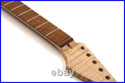 Guitar Neck Roasted Curly on Curly Maple S Style Fits Fender Stratocaster Guitar Neck Roasted Curly on Curly Maple S Style Fits Fender Stratocaster
