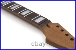 Guitar Neck Rosewood on Q-Sawn Roast Maple 24.75 S Style Fits Fender Strat