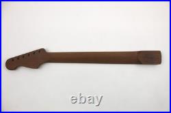 Guitar Neck Rosewood on Q-Sawn Roast Maple 24.75 S Style Fits Fender Strat