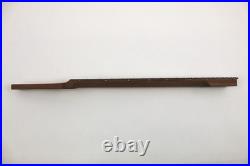 Guitar Neck Rosewood on Q-Sawn Roast Maple 24.75 S Style Fits Fender Strat