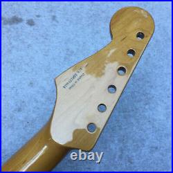Guitar neck fender Stratocaster 22 frets maple rose wood Used