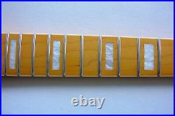 JAZZMASTER CBS Guitar Neck /Jumbo Frets/MOP Block Inlay, fits/Warmoth, Fender