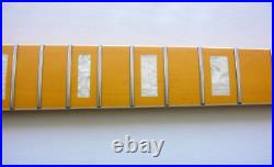 JAZZMASTER Guitar Neck /Jumbo Frets/ MOP Block Inlay, fits Warmoth, Fenderstrat